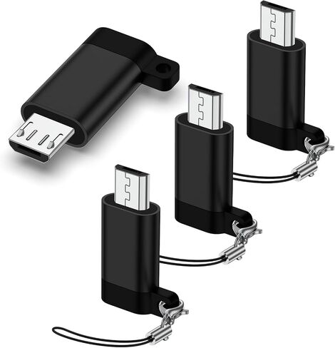USB C to Micro USB Adapter, 4Pack Type C Female to Micro USB Male Convert in Kuwait