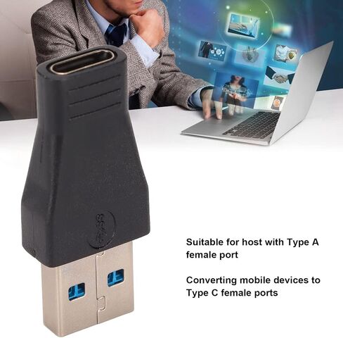Type C Adapter Plug and Play Durable Type C Female to USB 3.0 Male in Kuwait