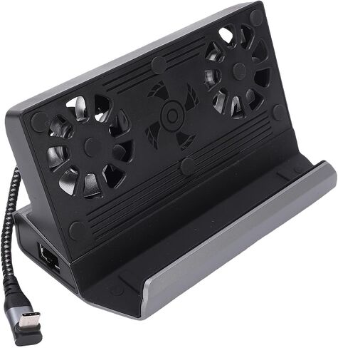 GOWENIC Game Console Docking Station for Legion Go S, 10 in 1 4K Double Cooling Fan PD Charging Game Console Base Docking Station, Docking Station Fans Steam, 100W PD Charging in Kuwait