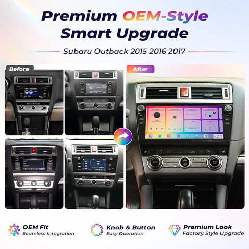 Android 13 Car Stereo for Subaru Outback 2015 2016 2017 in Kuwait