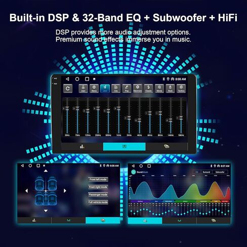 Upgraded Android 14 8 Core Car Radio Stereo for Ford Escape 2013-2019 4+32G in Kuwait