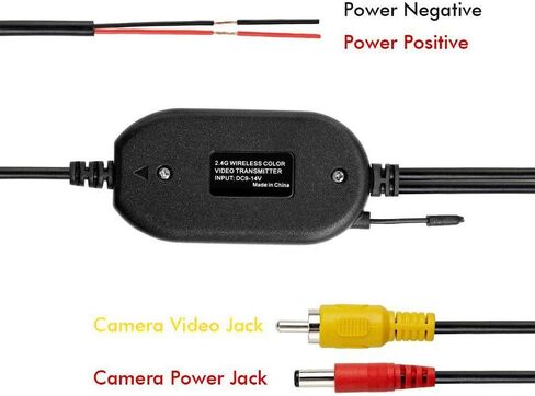 12V/2.4GHz Wireless Video Transmitter and Receiver for Vehicle Backup Camera/Front Car Camera (ZBC-101) in Kuwait