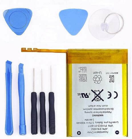 Touch4 Replacement Battery Compatible iPod Touch 4 4th Generation 3.7V 3.44Wh 930mAh with Installation Tools in Kuwait