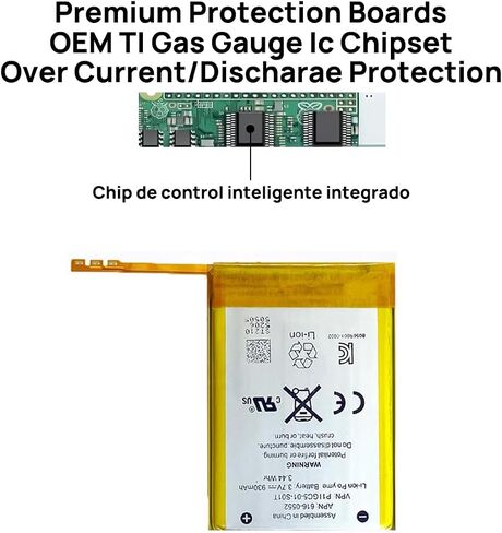 Touch4 Replacement Battery Compatible iPod Touch 4 4th Generation 3.7V 3.44Wh 930mAh with Installation Tools in Kuwait