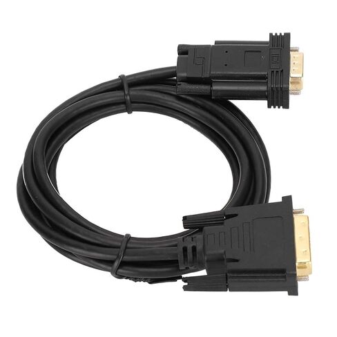 6.6ft HD Video Cable Computer Accessory Adapter Cord 1080P DVI to VGA Male in Kuwait
