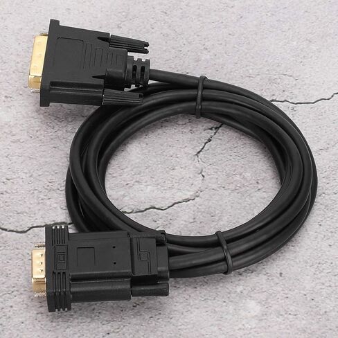 6.6ft HD Video Cable Computer Accessory Adapter Cord 1080P DVI to VGA Male in Kuwait