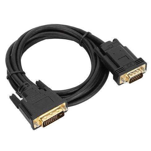 6.6ft HD Video Cable Computer Accessory Adapter Cord 1080P DVI to VGA Male in Kuwait