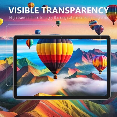 3 Pack Screen Protector Compatible with SHARECLOUD P10_T / P10C / Frameflow P10_A Tablet 10.1 Inch, Tempered Glass 9H Hardness HD Clear Anti-Scratch in Kuwait