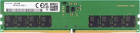 Samsung 16GB DDR5 5600MHz PC5-44800 CL46 UDIMM 1Rx8 Single Rank 1.1V Non-ECC DIMM 288-Pin Desktop Computer RAM Memory in Kuwait