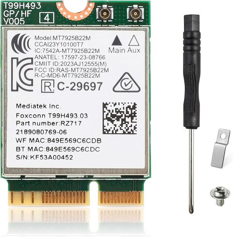 EDUP® WiFi 7 M.2 Wireless Card BE6500 for AMD/Intel Windows 11 (64-Bit) in Kuwait