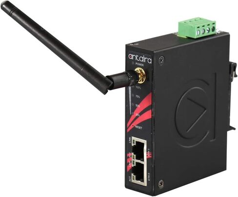 Antaira AMS-2111 2.4 GHz Wireless LAN Access Point,Bridge,Repeater with 2 Fast Ethernet Ports,Standard Operating Temperature 0 degree to 60 degree C in Kuwait