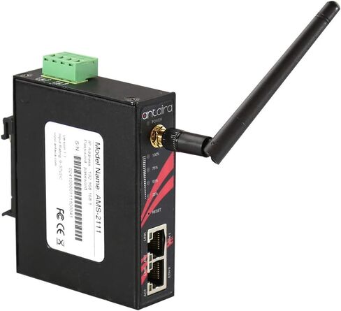 Antaira AMS-2111 2.4 GHz Wireless LAN Access Point,Bridge,Repeater with 2 Fast Ethernet Ports,Standard Operating Temperature 0 degree to 60 degree C in Kuwait