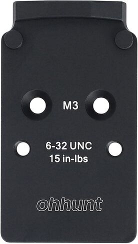 ohhunt Red Dot Optic Adapter Plate for Walther PDP 2.0 Compatible with RMSC in Saudi Arabia