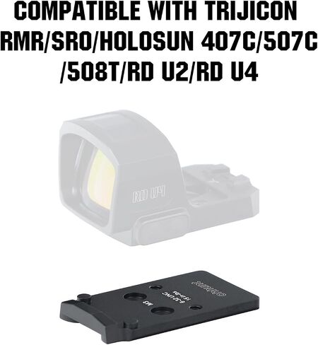 ohhunt Red Dot Optic Adapter Plate for Walther PDP 2.0 Compatible with RMSC in Saudi Arabia