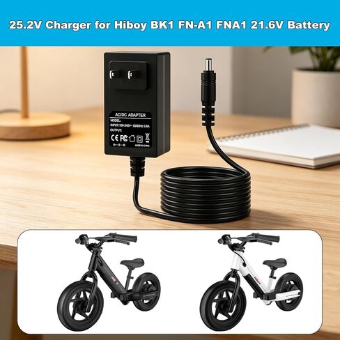 25.2V Charger for Hiboy 21.6V Battery Compatible with Hiboy BK1 FN-A1 FNA1 Power Adapter Cord in Kuwait