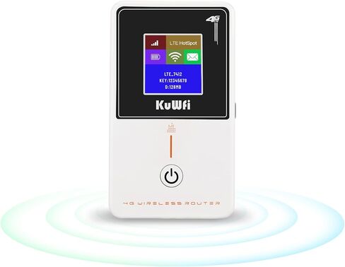 KuWFi C930 4G LTE Mobile Hotspot, Portable WiFi for Road Trips and Camping in Kuwait