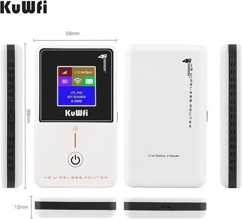 KuWFi C930 4G LTE Mobile Hotspot, Portable WiFi for Road Trips and Camping in Kuwait
