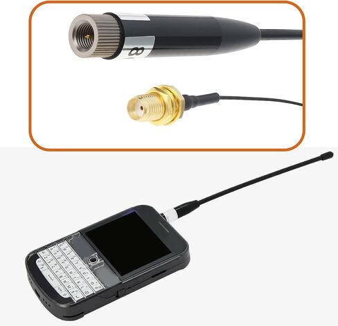 ECSiNG 868MHz Antenna 3.5dBi Gain Long Range Soft Whip SMA Antenna with Mini PCI-E Extension Cable Compatible with Meshtastic Compatible with LoRaWAN in Kuwait