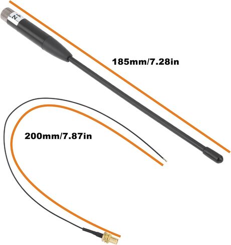ECSiNG 868MHz Antenna 3.5dBi Gain Long Range Soft Whip SMA Antenna with Mini PCI-E Extension Cable Compatible with Meshtastic Compatible with LoRaWAN in Kuwait
