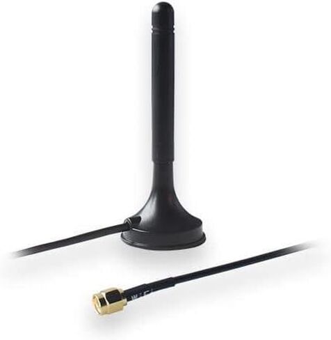 PR1KRF30 Wi-Fi Antenna | Magnetic | RP-SMA Male | 3 dBi | 1.5m Cable | 2.4 GHz (Single) in Kuwait