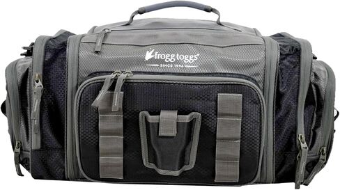 FROGG TOGGS Heavy Duty Fishing Tackle Duffle Bag, Includes Bait Trays, Solid Brown Elements, 3700 in Kuwait