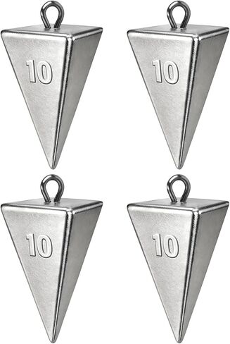 Alwonder Pyramid Sinkers Lead Fishing Weights for Surf Pompano Catfishing in Kuwait