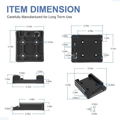 2207001 Tab Lock Quick Mount Base Fit for Cannon Small Body Manual Mini-Mag Downriggers, Fit for Lake-Troll, Sport-Troll, Leagy Easi-Troll, and Mini-Mag Downriggers in Kuwait