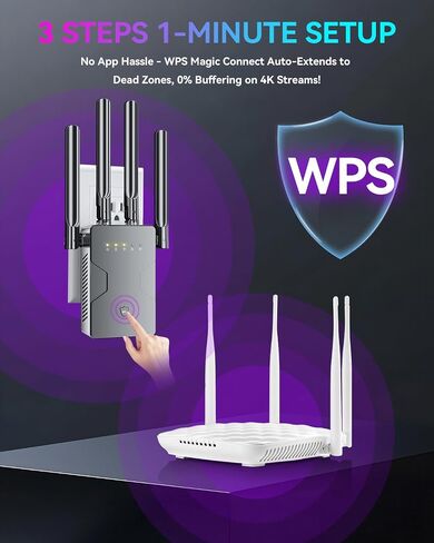 2026 WiFi Extender Signal Booster, Wireless Internet Repeater, Covers Up to 18000 Sq.Ft & 68 Devices, Mesh WiFi Range Extender with Ethernet Port, 15X Faster Speed Access Point for Home in Kuwait