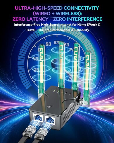 2026 WiFi Extender Signal Booster, Wireless Internet Repeater, Covers Up to 18000 Sq.Ft & 68 Devices, Mesh WiFi Range Extender with Ethernet Port, 15X Faster Speed Access Point for Home in Kuwait