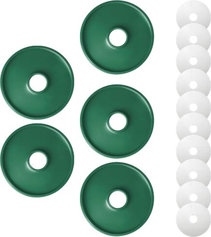 5 Pcs Green Silicone Fruit Leather Sheets Compatible with Cosori CFD-N051-W in Kuwait