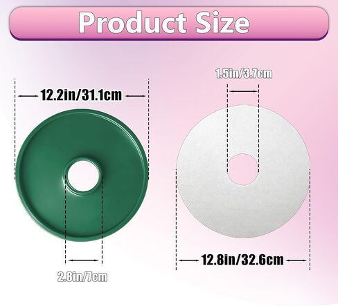 5 Pcs Green Silicone Fruit Leather Sheets Compatible with Cosori CFD-N051-W in Kuwait