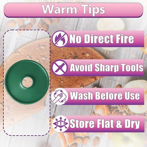 5 Pcs Green Silicone Fruit Leather Sheets Compatible with Cosori CFD-N051-W in Kuwait