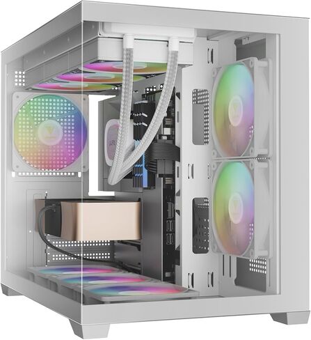 GAMDIAS AU-GC10M ARGB WH Gaming Case in Kuwait