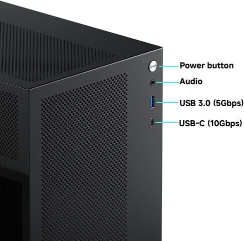 Micro ATX Case, Mini PC Computer Matx Case for MATX ITX Motherboard Black in Kuwait