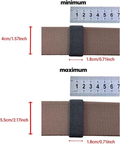 4 Pcs Nylon Sling Keepers Backpack Strap Holder Organizers, Elastic Webbing Belt Keepers for Duty Belt in Kuwait