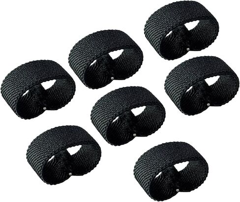 4 Pcs Nylon Sling Keepers Backpack Strap Holder Organizers, Elastic Webbing Belt Keepers for Duty Belt in Kuwait