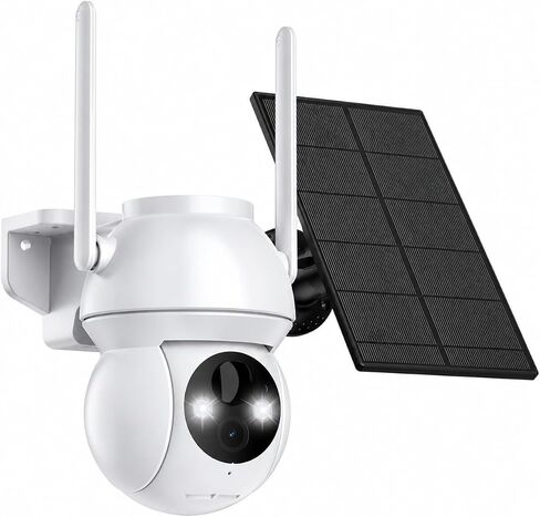 Solar Security Camera Wireless Outdoor, 2K Color Night Vision in Kuwait