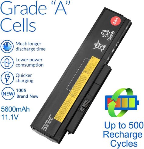Laptop Battery Replacement for 0A36306 0A36307 0A36282 0A36283 Compatible with Lenovo ThinkPad Notebooks X220 X220i X230 X230i 45N1023 45N1025 45N1027 45N1029(11.1v 63wh) in Kuwait