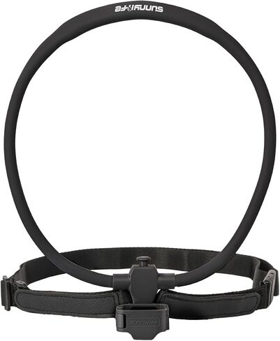 Adjustable Neck Mount for DJI Osmo Pocket 3 / Pocket 4, Flexible POV Hands-Free Chest Harness, 180° Flip Silicone Neck Holder with Quick Release, for Vlog Cycling Fishing Skiing (Black) in Kuwait