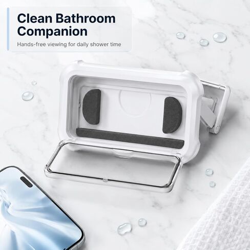 Waterproof Phone Holder for Shower White in Saudi Arabia