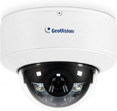 GeoVison GV-EBD8800 8MP WDR PoE IR Eyeball Network Outdoor Dome Camera with 2.8mm Lens RJ45 Connection in Kuwait