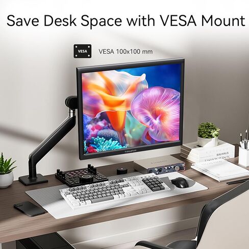 17 Inch Computer Monitor, 4:3 1280x1024 Small Desktop Square Monitor with VGA HDMI, VESA Wall Mountable, Built-in Speakers for Office POS Raspberry Pi Industrial in Kuwait