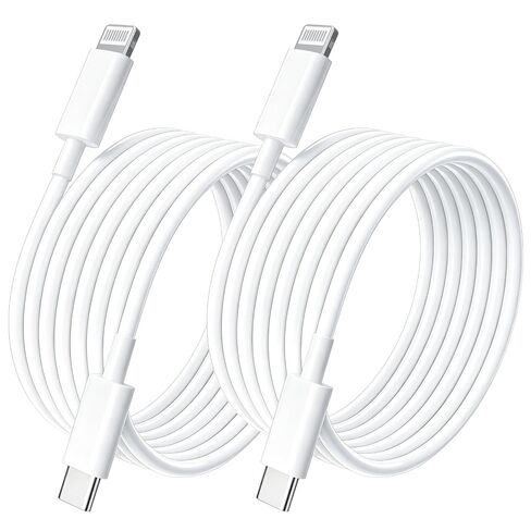 iPhone Charger Lightning Cable 6FT,[Apple MFi Certified] 2Pack USB Type C to Lightning Cable Power Delivery Data Sync Transfer Cord Compatible with Apple iPhone 14/13/12/11 Pro/11/XS MAX/XR/8/7 iPad in Kuwait