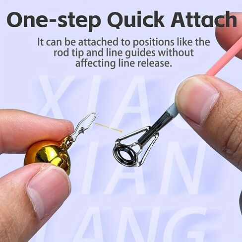 Fishing Bells, 10 Pack Dual Alert Fish Bite Alarm Bells, Clip On Fishing Rod Bells, Sensitive Bite Indicator, Portable Loud Warning Bells, Perfect for Night Fishing Ice Fishing Outdoor Angling in Kuwait