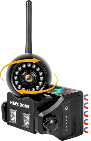 360° Solar Magnetic Backup Camera System for Trailer Camper Truck, 10000mAh Rechargeable Battery, Compatible with AH7/AH702/AH703/AH704/AT3/AT4/AR1/AR2/AR3/AR4/ART1/ART2/ART3/ART4 System, ARC in Kuwait