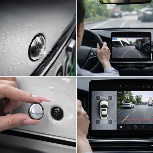 4 Pcs Rear View Camera Cover for 2016-2021 Jeep Grand Cherokee in Kuwait