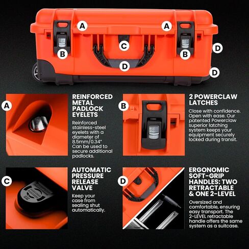 NANUK 935 Pro Photo Kit Camera Case, Waterproof Wheeled Hard Case, Carry-On in Kuwait