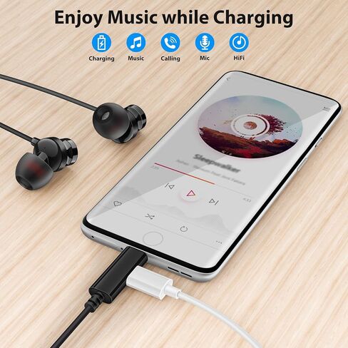 USB C Headphones Wired for iPhone 17 16 Pro Max with Charging Port in Kuwait