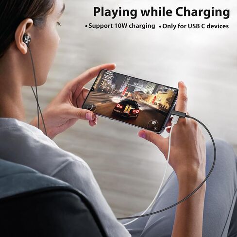 USB C Headphones Wired for iPhone 17 16 Pro Max with Charging Port in Kuwait