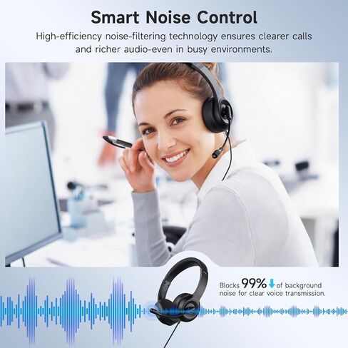 AOC USB Headset with Microphone for PC in Kuwait